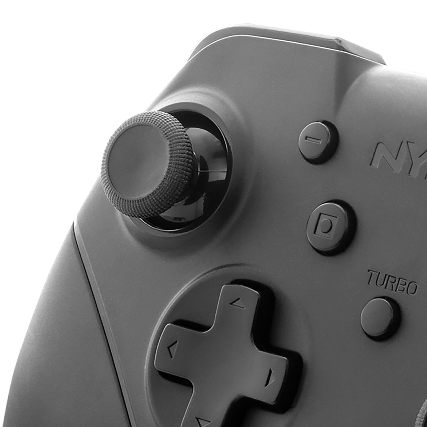 Back. Nyko - Wireless Core Controller for Nintendo Switch - Black.
