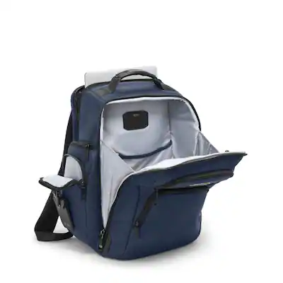 navy tumi backpack Alpha Bravo Expedition Flap ShopCGX Pocket features Front U TUMI Alpha Brief Pack Navy