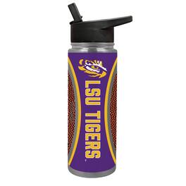 Great American Products - LSU Tigers 24oz. Jr. Thirst Game Ball Hydration Bottle - Brown