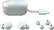 Alt View 1. JLab - GO Air POP True Wireless In-Ear Bluetooth Headphones - White.