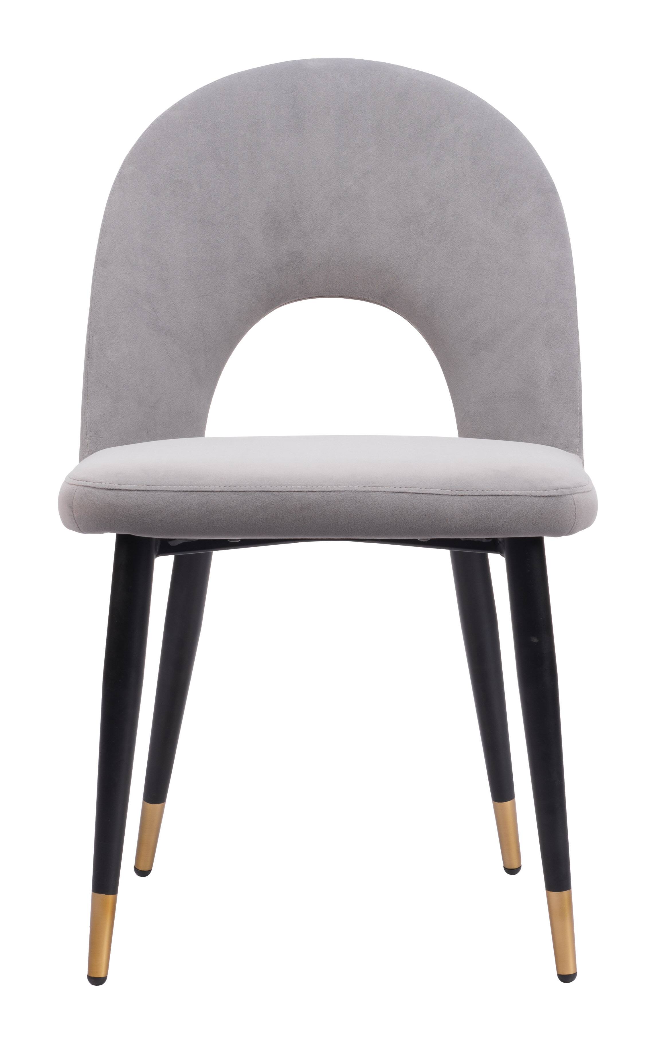 Alt View 1. Hivvago - Menlo Dining Chair (Set of 2) Gray - Gray.