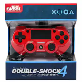 Old Skool - Wired Controller for PS4 - Scarlet Red