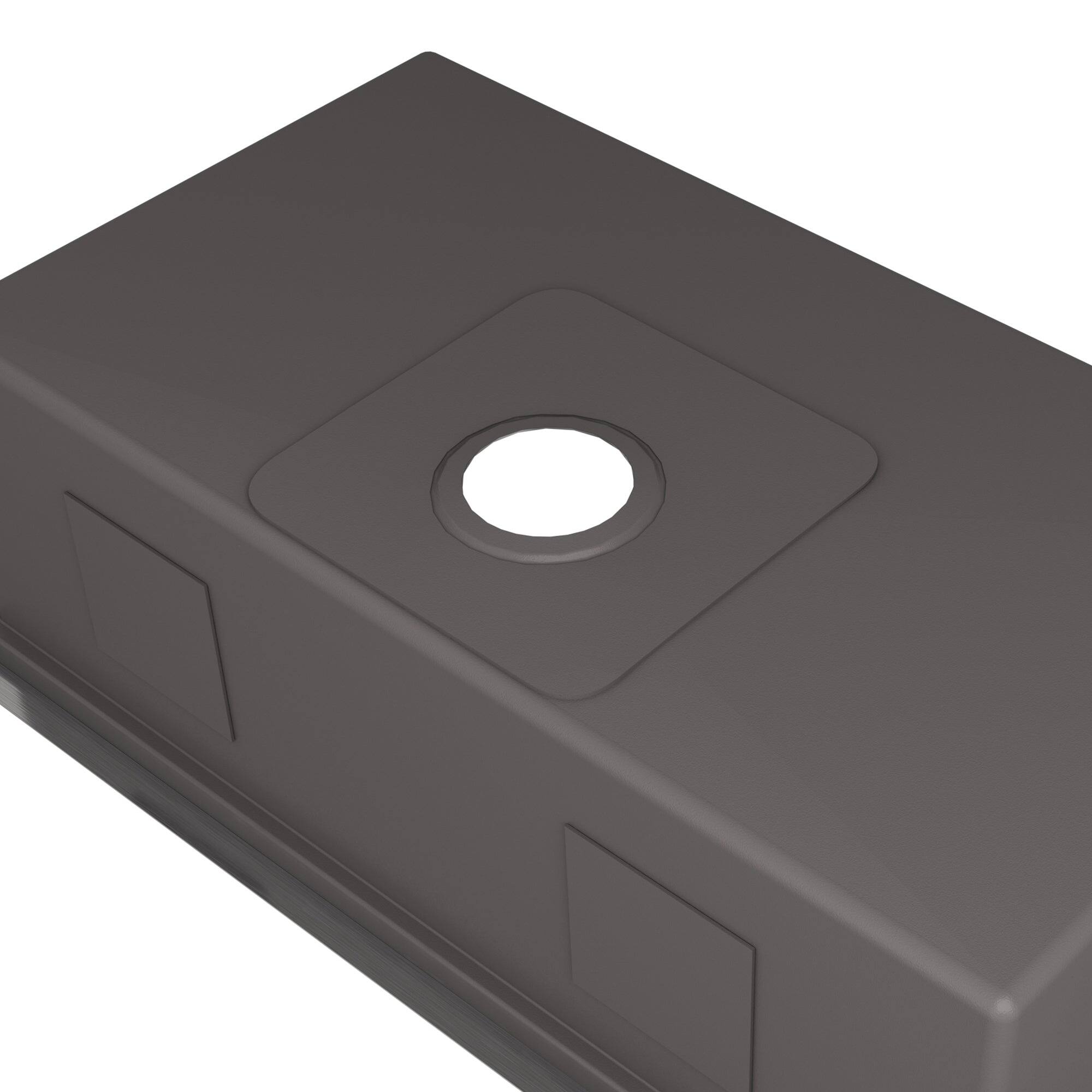 Left. Boyel Living - 32 in. Undermount Single Bowl 18-Gauge Stainless Steel Kitchen Sink with Cutting Board, Rolling Drying Rack, Colander - Silver.