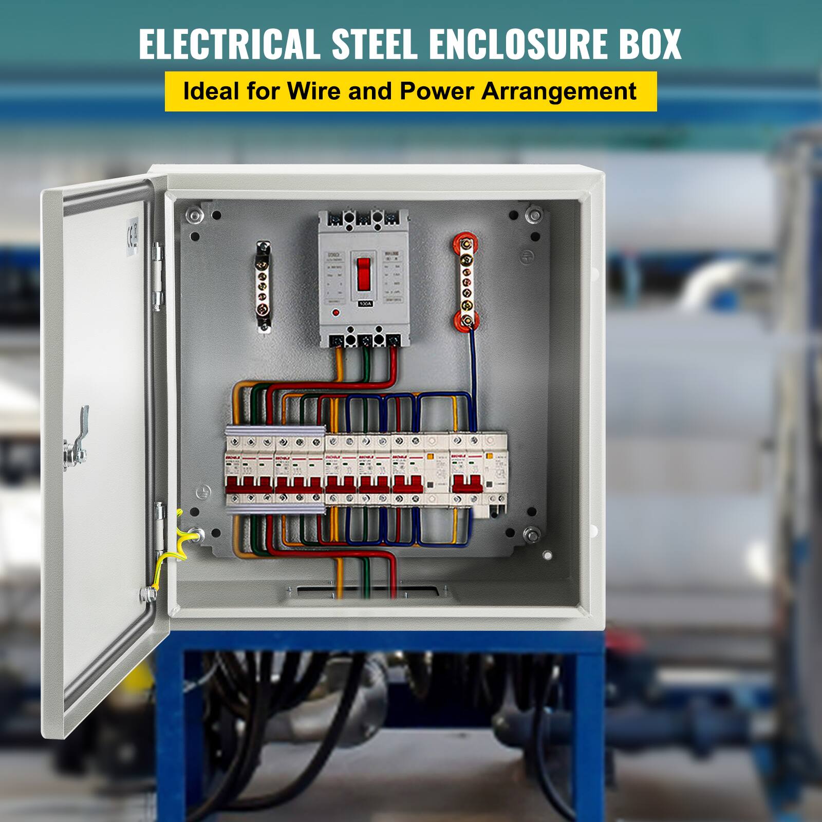 ELECTRICAL STEEL ENCLOSURE BOX  
Ideal for Wire and Power Arrangement