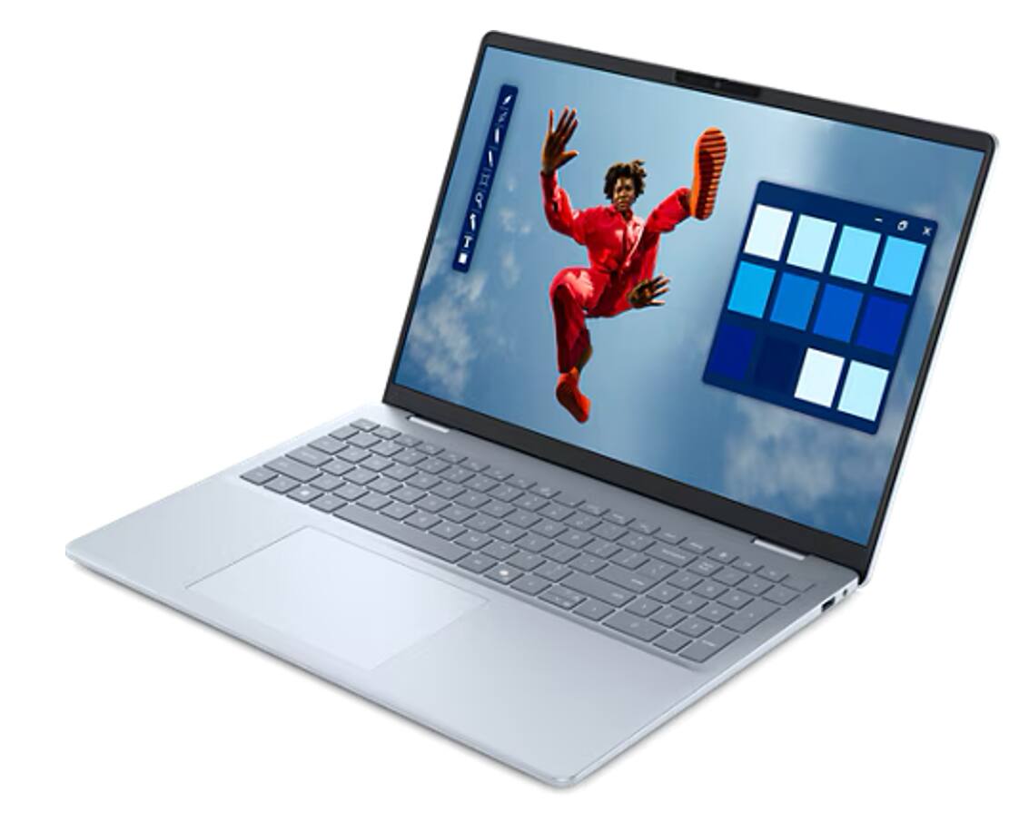 Alt View 4. Dell - 16 Plus DB16250 Laptop 16.0 WQXGA Display (Ultra 7-256V, 16GB, 1TB SSD, Intel Arc, Win 11 Home) w/USB Hub - Ice Blue.