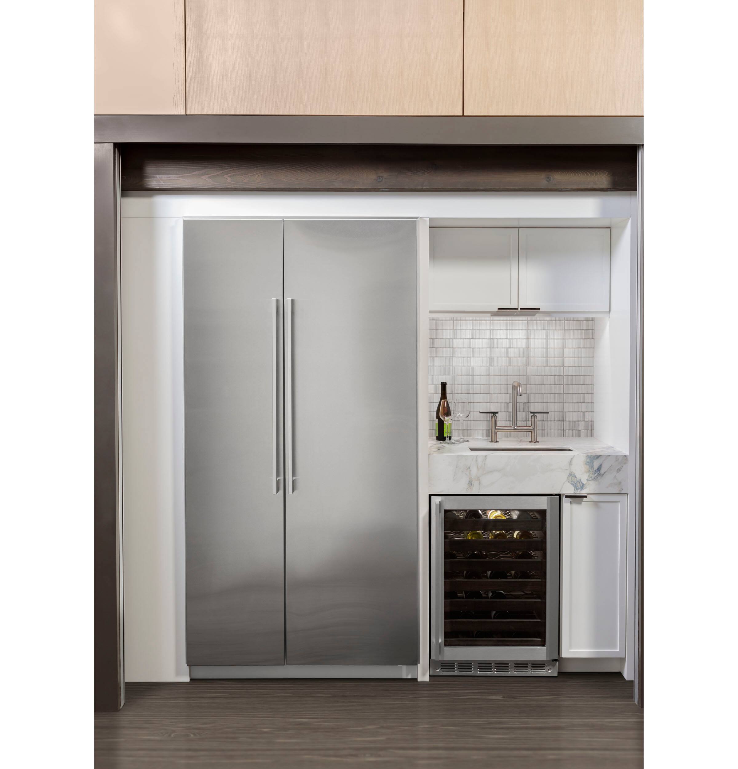 Alt View 16. Monogram - 57-Bottle Wine Cooler with Electronic Thermostat Controls - Stainless Steel.