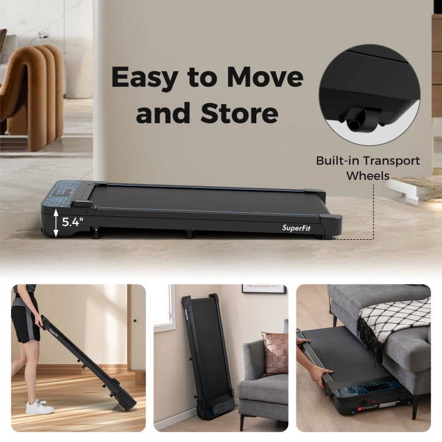 Easy to Move and Store  
Built-in Transport Wheels  
5.4" SuperFit