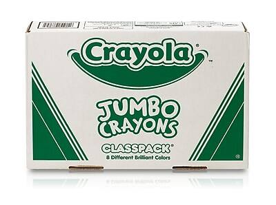 Crayola Jumbo Crayons Classpack  
8 Different Brilliant Colors