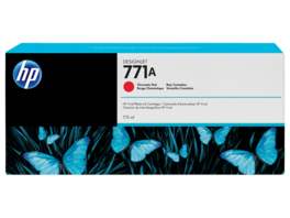 HP - 771A 775-ml Chromatic Red DesignJet Ink Cartridge, B6Y16A