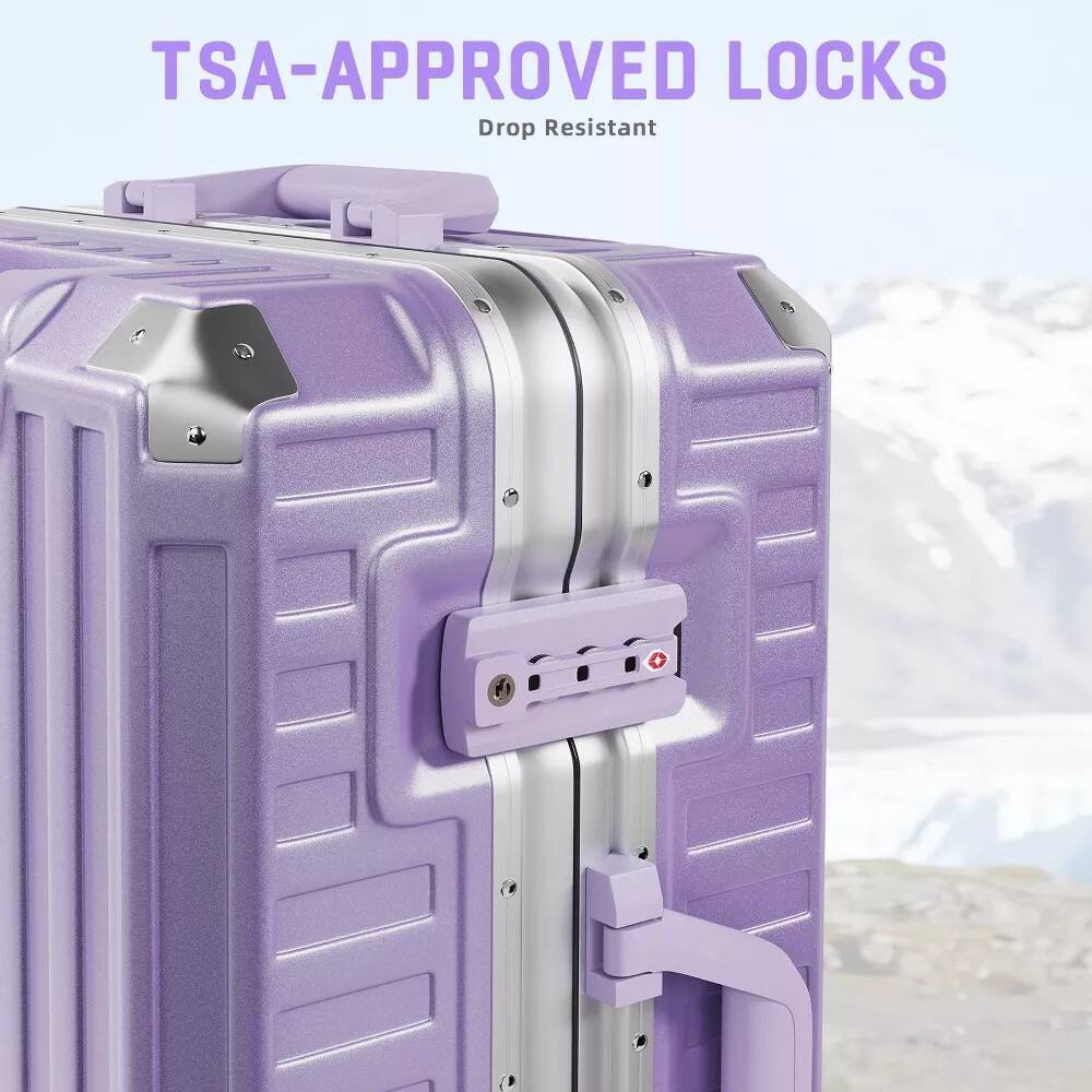 TSA-APPROVED LOCKS  
Drop Resistant
