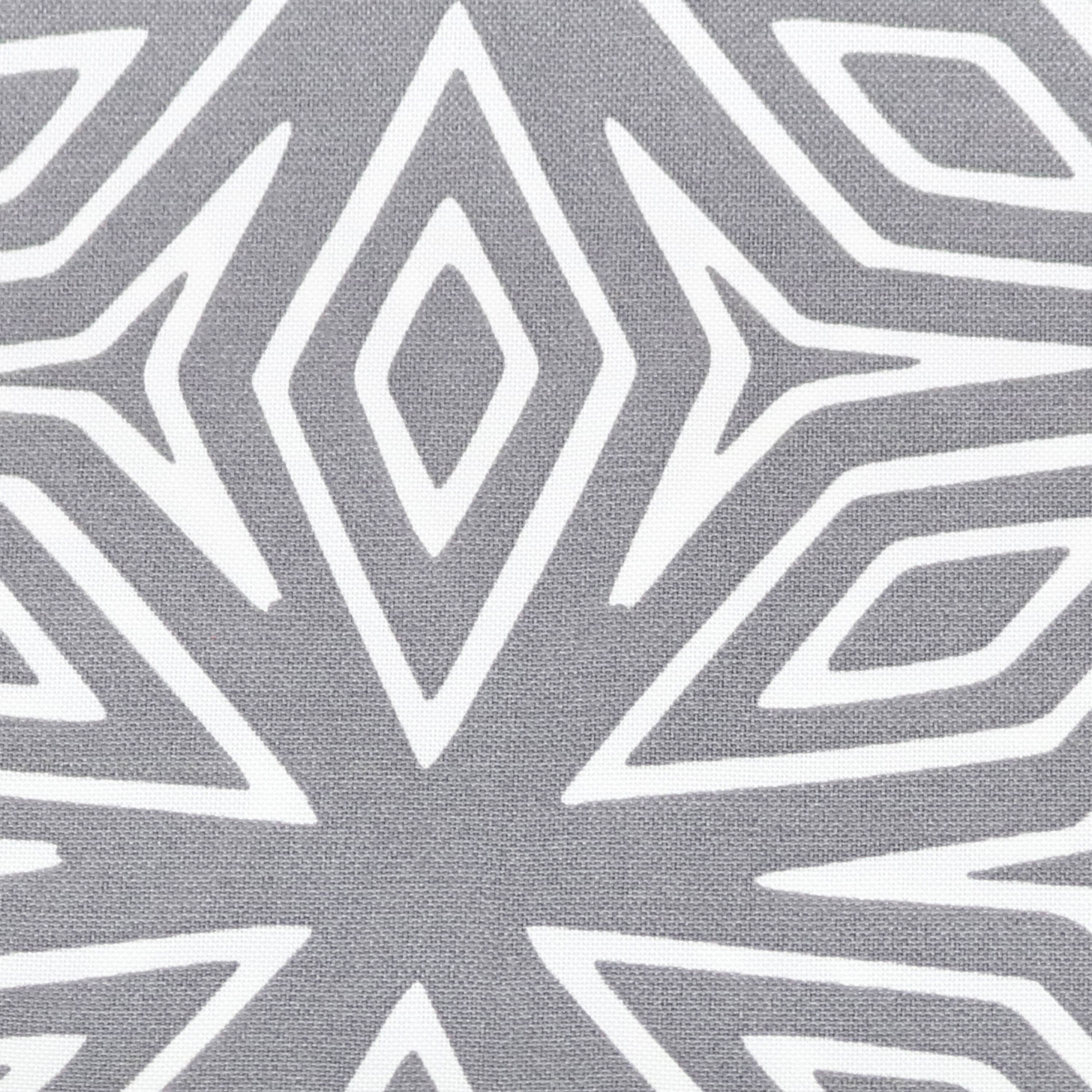 Alt View 5. Sunnydaze - Square Throw Pillow Cover - 17 in - Set of 2 - Gray Geometric.