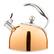 Front. Viking - Viking 2.6 Quart Whistling Tea Kettle with 3-Ply Base - Rose Gold.