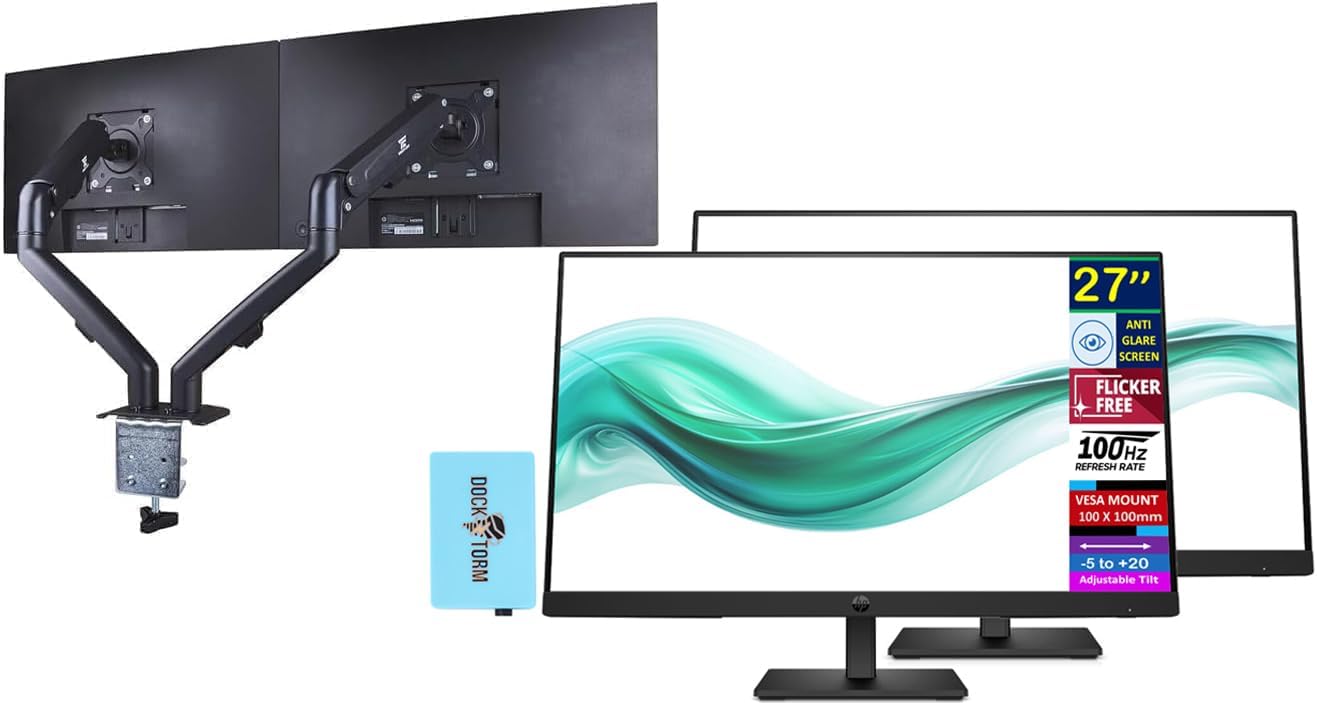 27" Anti Glare Screen  
Flicker Free  
100Hz Refresh Rate  
VESA Mount 100 x 100mm  
-5 to +20 Adjustable Tilt