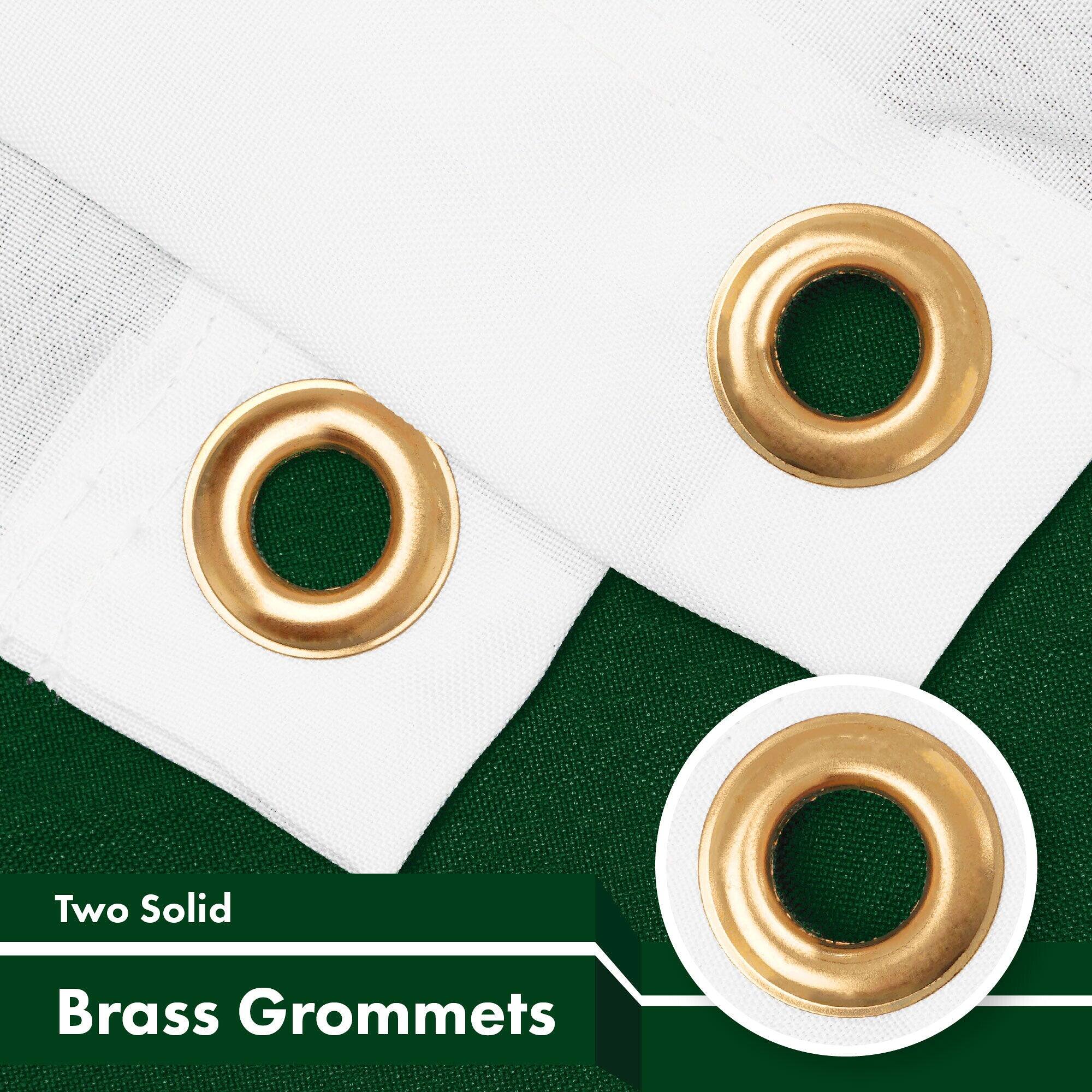 Two Solid Brass Grommets