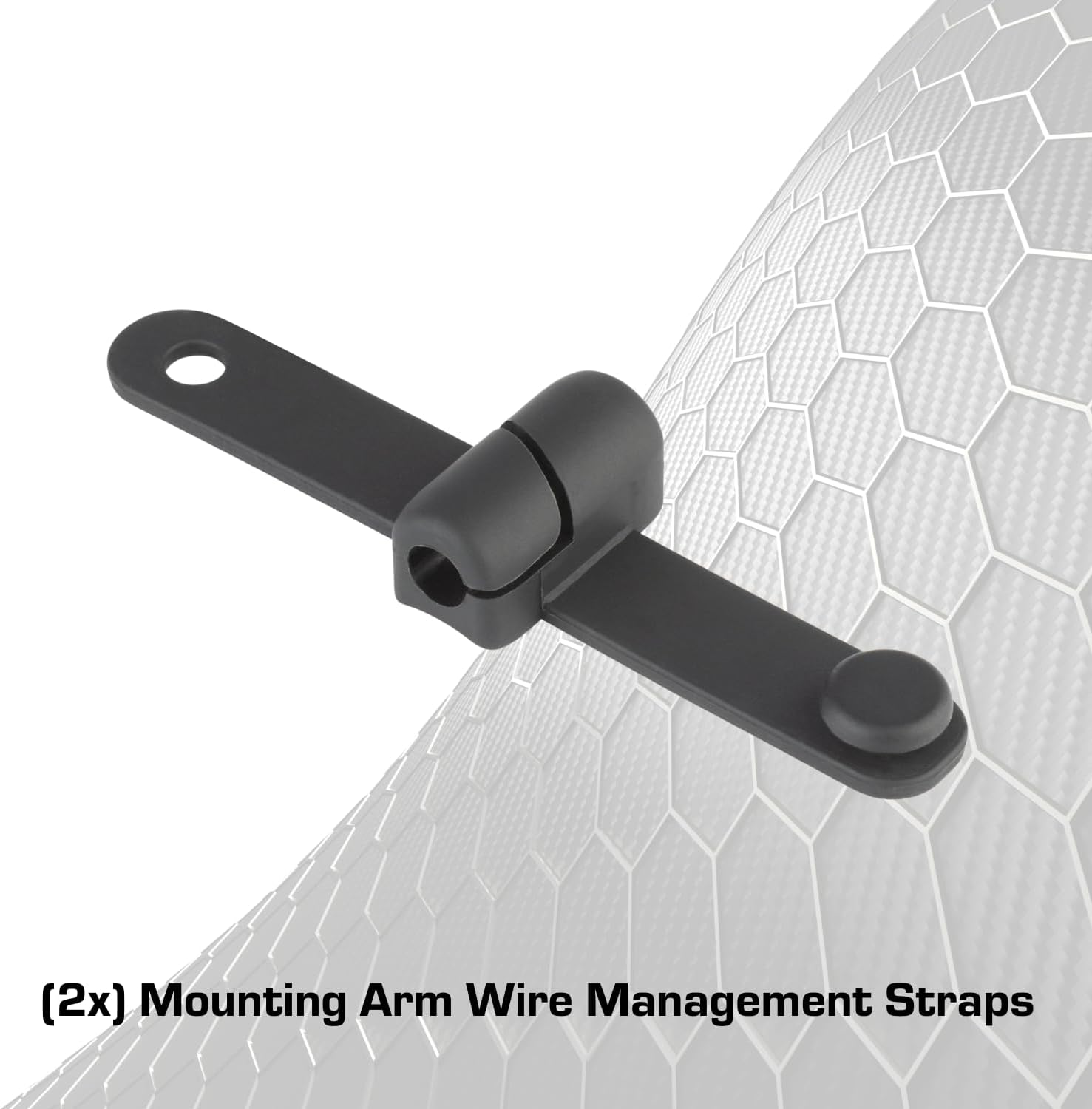 [2x] Mounting Arm Wire Management Straps