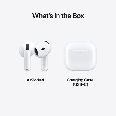 Airpods 第4世代 Apple AirPods 4 White MXP63LL/A - Best Buy