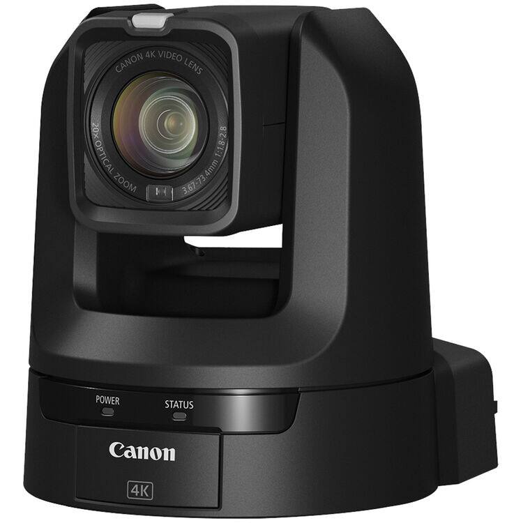 4K VIDEO CANON LENS 20x OPTICAL ZOOM 1:1.8-2.8 4mm 3.67-73.4mm 3.67 73 POWER STATUS Canon 4K