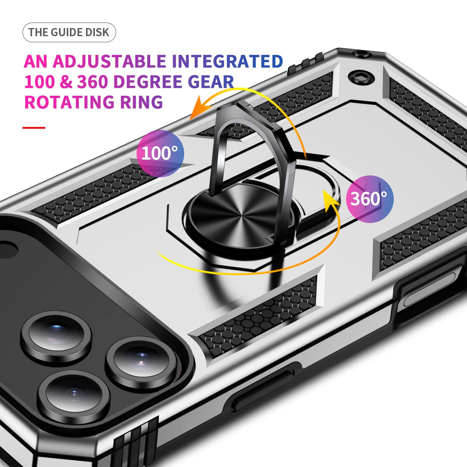 The Guide Disk: An Adjustable Integrated 100 & 360 Degree Gear Rotating Ring