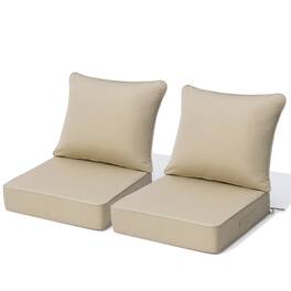 Crestlive Products - Outdoor Deep Seat Cushion - Light brown