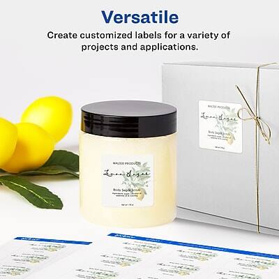 Versatile  
Create customized labels for a variety of projects and applications.