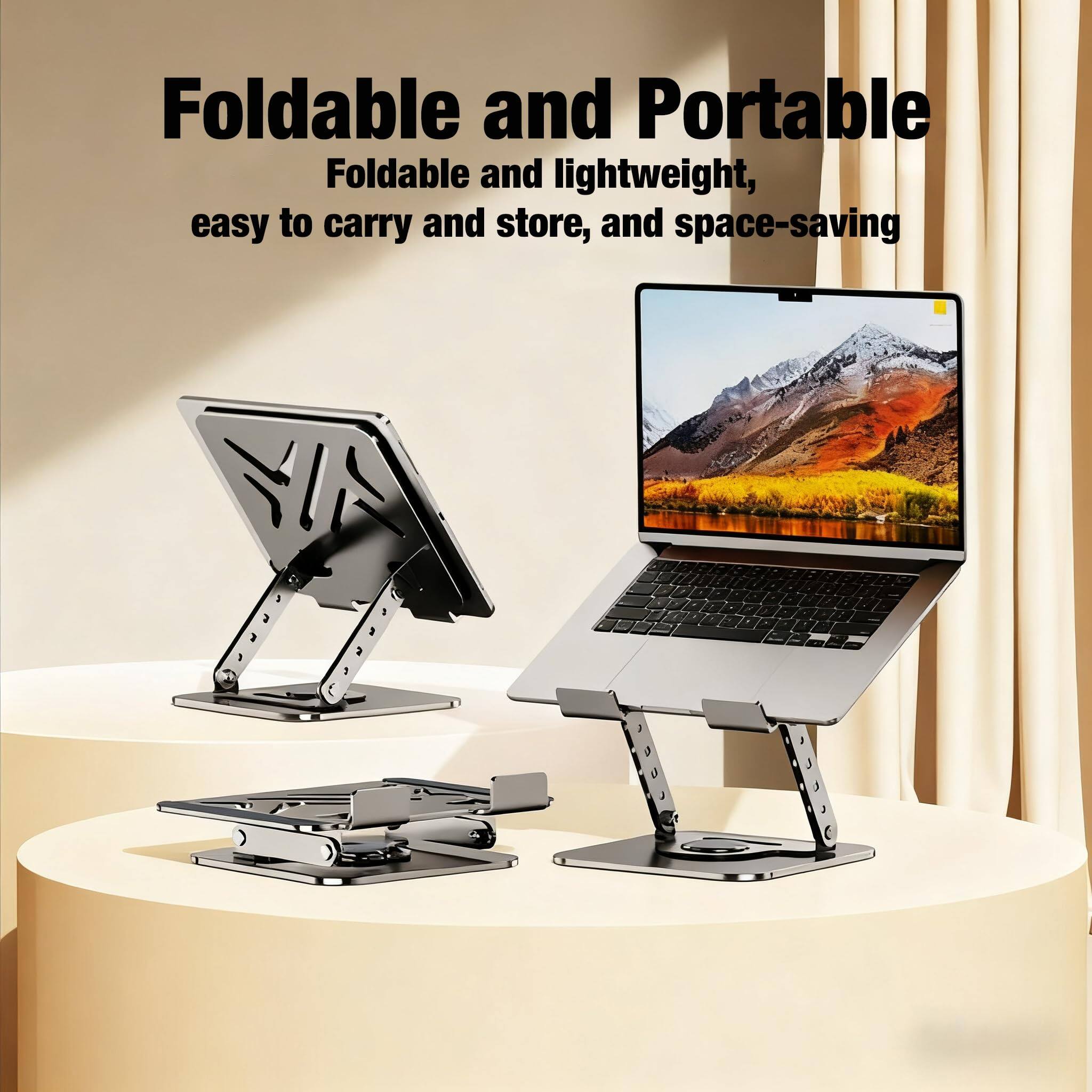 Foldable and Portable  
Foldable and lightweight, easy to carry and store, and space-saving