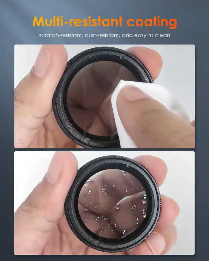 Multi-resistant coating  
scratch-resistant, dust-resistant, and easy to clean