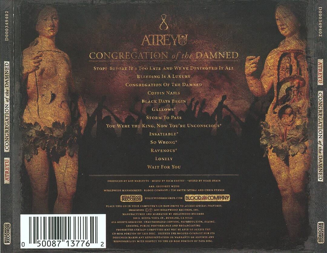 Back. Congregation of the Damned [CD].