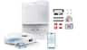 eufy - All-in-One Robot Vacuum and Mop Combo E25 with Official Replacement Parts Kit,20,000 Pa Turbo Suction - White