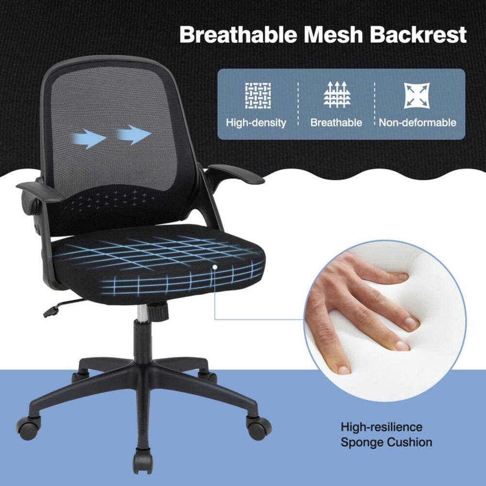 Breathable Mesh Backrest  
High-density Breathable Non-deformable  
High-resilience Sponge Cushion