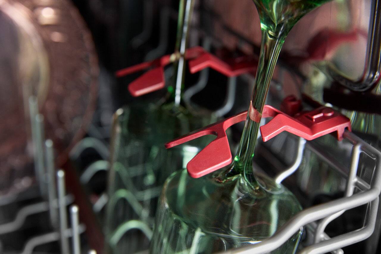 Alt View 14. KitchenAid - 24" Top Control Built-In Dishwasher with 360 Max Jets Third Rack and ProDry  System, 44 dBA - PrintShield Stainless.