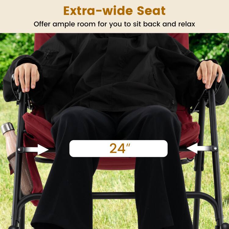 Extra-wide Seat  
Offer ample room for you to sit back and relax  
24"