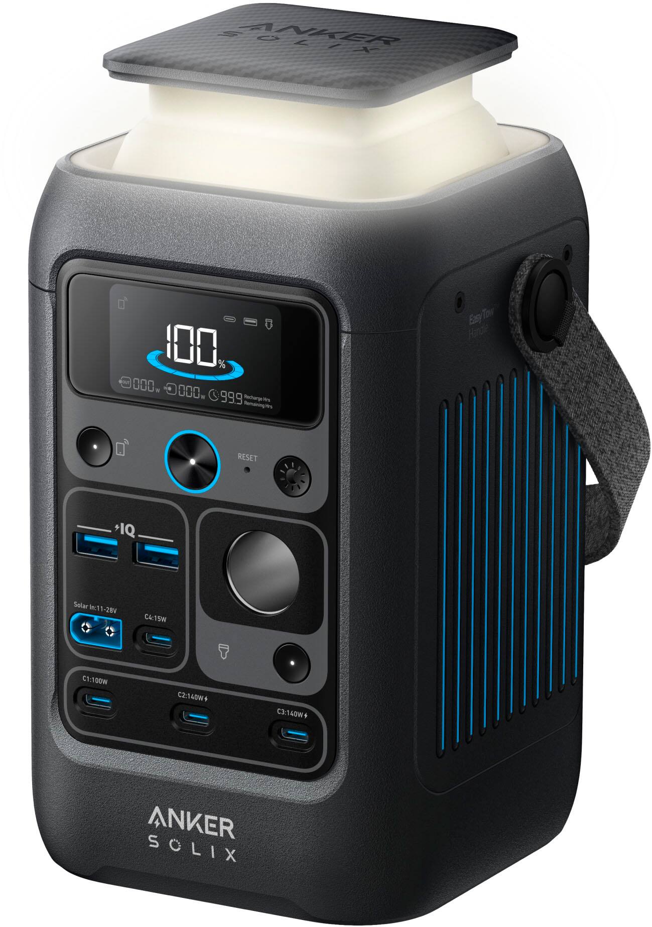 ANKER SOLIX - 100% 000. 2000 - 999 - - - - be d RESET +IQ Sn_teriT-Oe Seur  .  ia - C11M CESARWE C1608