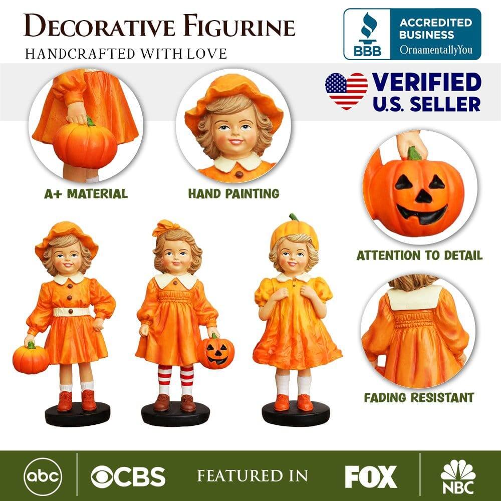 **Decorative Figurine**  
*Handcrafted with Love*

- **A+ Material**
- **Hand Painting**
- **Attention to Detail**
- **Fading Resistant**

**Verified U.S. Seller**

**Accredited Business**  
OrnamentallyYou

**Featured in**  
ABC | CBS | FOX | NBC