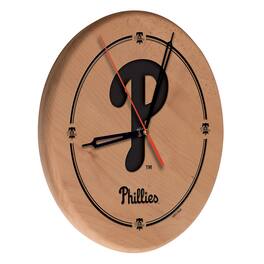 Holland Bar Stool Co. - 13" Engraved Solid Wood Clock - Multicolor