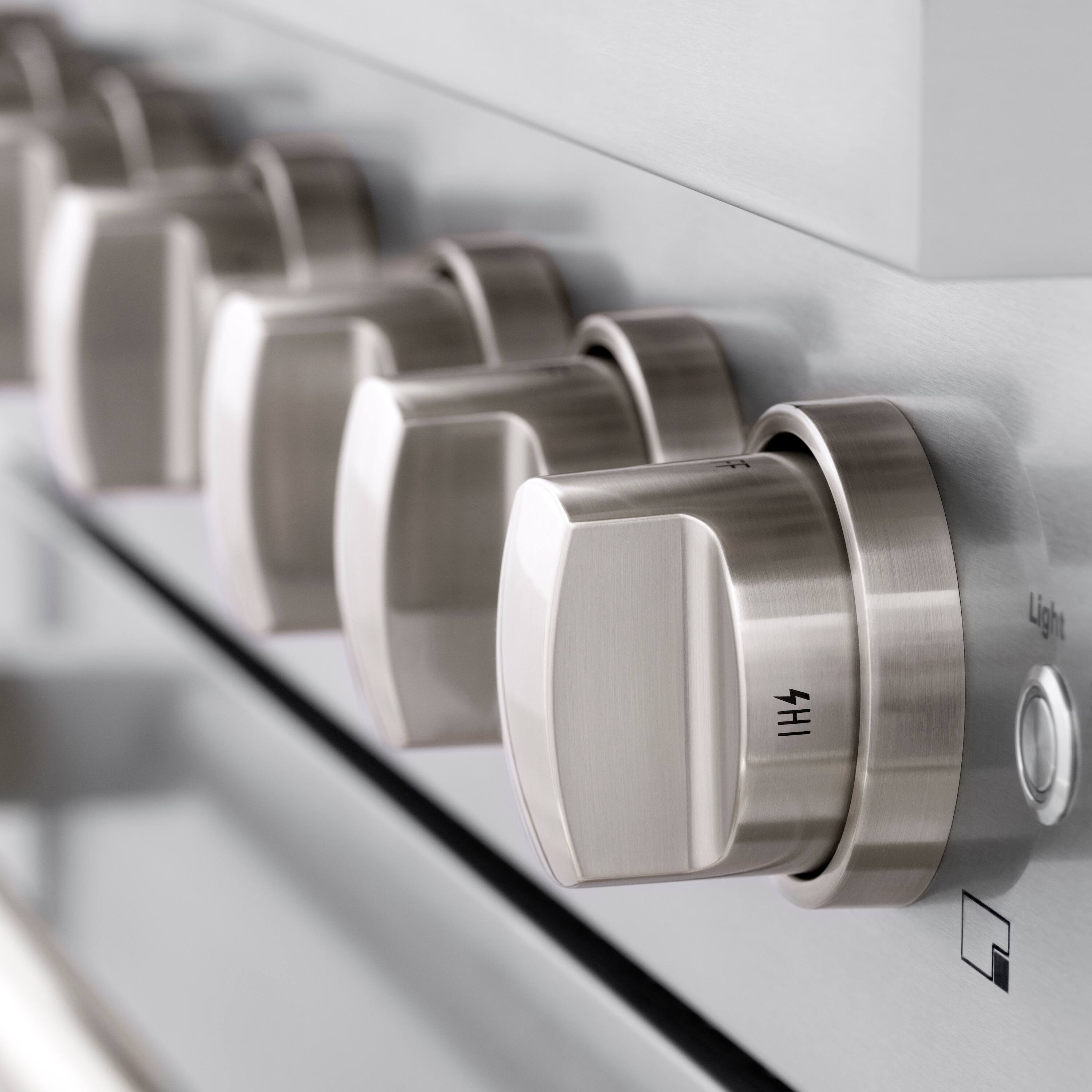 Alt View 12. ZLINE - ZLINE 36" Paramount Dual Fuel with 6 Burner Cooktop and Convection Oven (SDR36) - Stainless Steel.