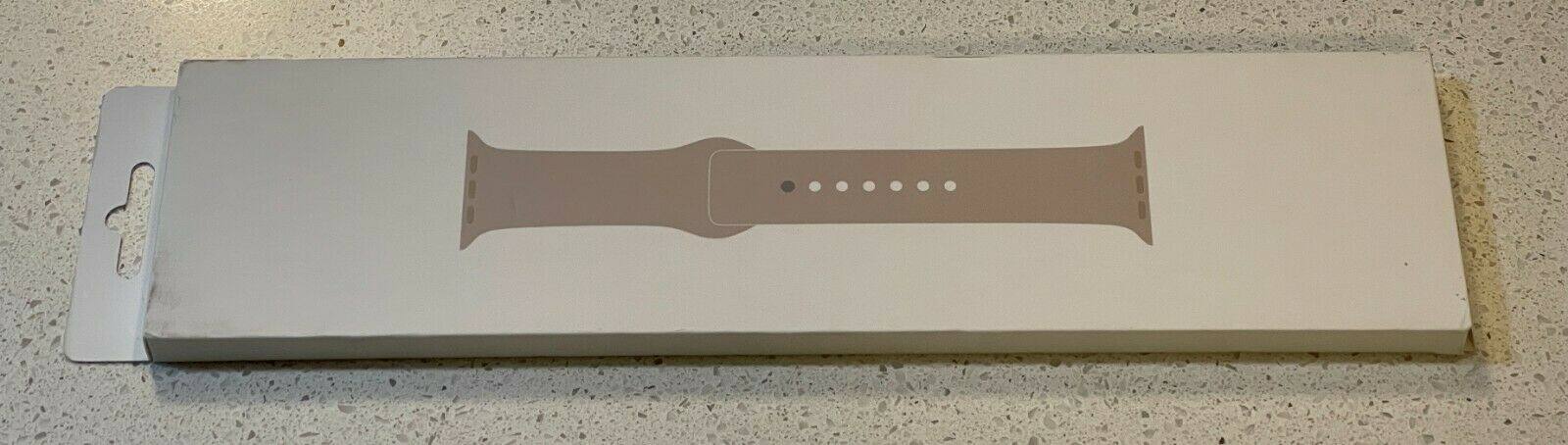 Alt View 2. Apple - Apple  Watch Band FIT Apple 41MM 2 Pack (S/M M/L) Starlight - (3J599AM/A) - Starlight.