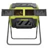 Sun Joe - Dual Chamber Tumbling Composter, Advanced Aeration, 42 Gallon, SJ-CMPS1 - Black