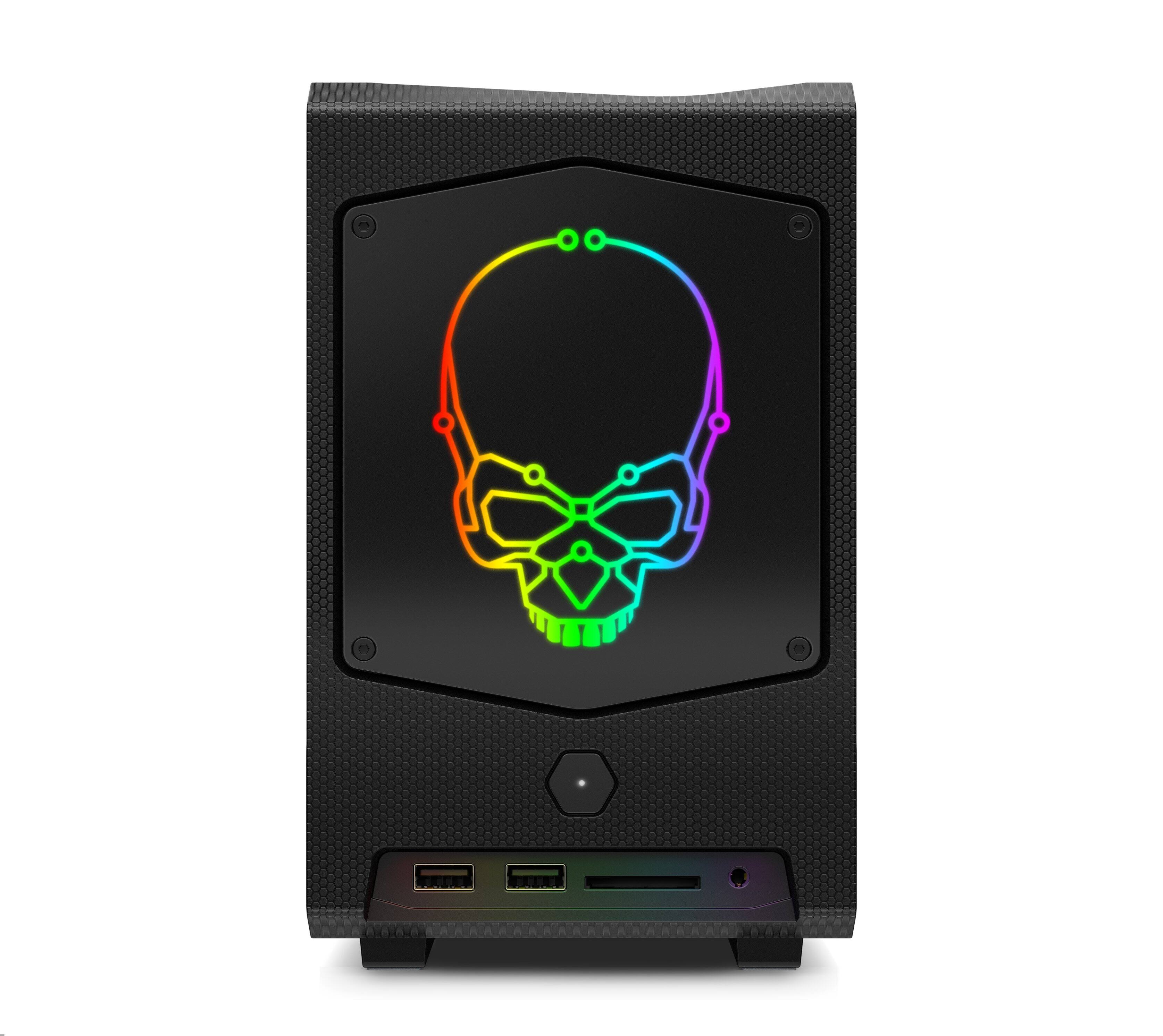 Alt View 1. Intel - NUC11BTMi7 NUC 11 Extreme Kit NUC11BTMi7 Mini Desktop (i7-11700B, Intel UHD, 2 Thunderbolt 4, No OS) - Black.