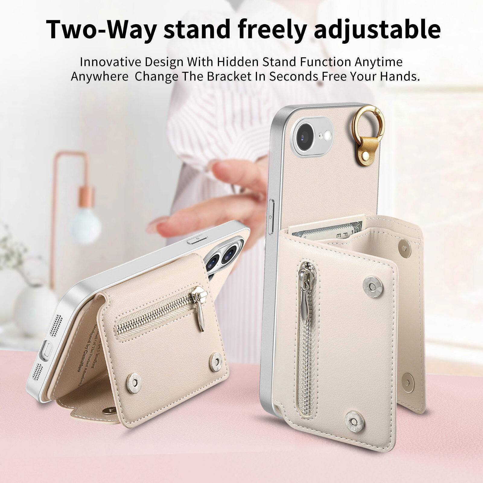 Two-Way stand freely adjustable  
Innovative Design With Hidden Stand Function Anytime Anywhere Change The Bracket In Seconds Free Your Hands.