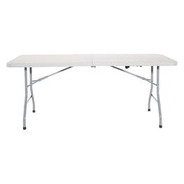 Office Star Products - 6' Center Fold Multi Purpose Table - Light Gray