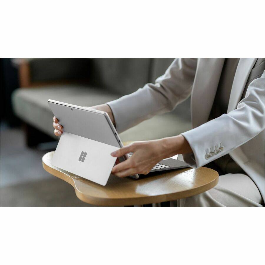 Alt View 2. Microsoft - Microsoft Keyboard/Cover Case Microsoft Surface Pro 10, Surface Pro 8, Surface Pro 9, Surface Pro X Tablet - Platinum - Platinum.