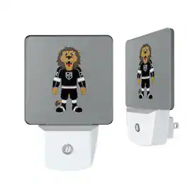 Keyscaper - Los Angeles Kings 2-Pack Solid Design Mascot Nightlight Set - White
