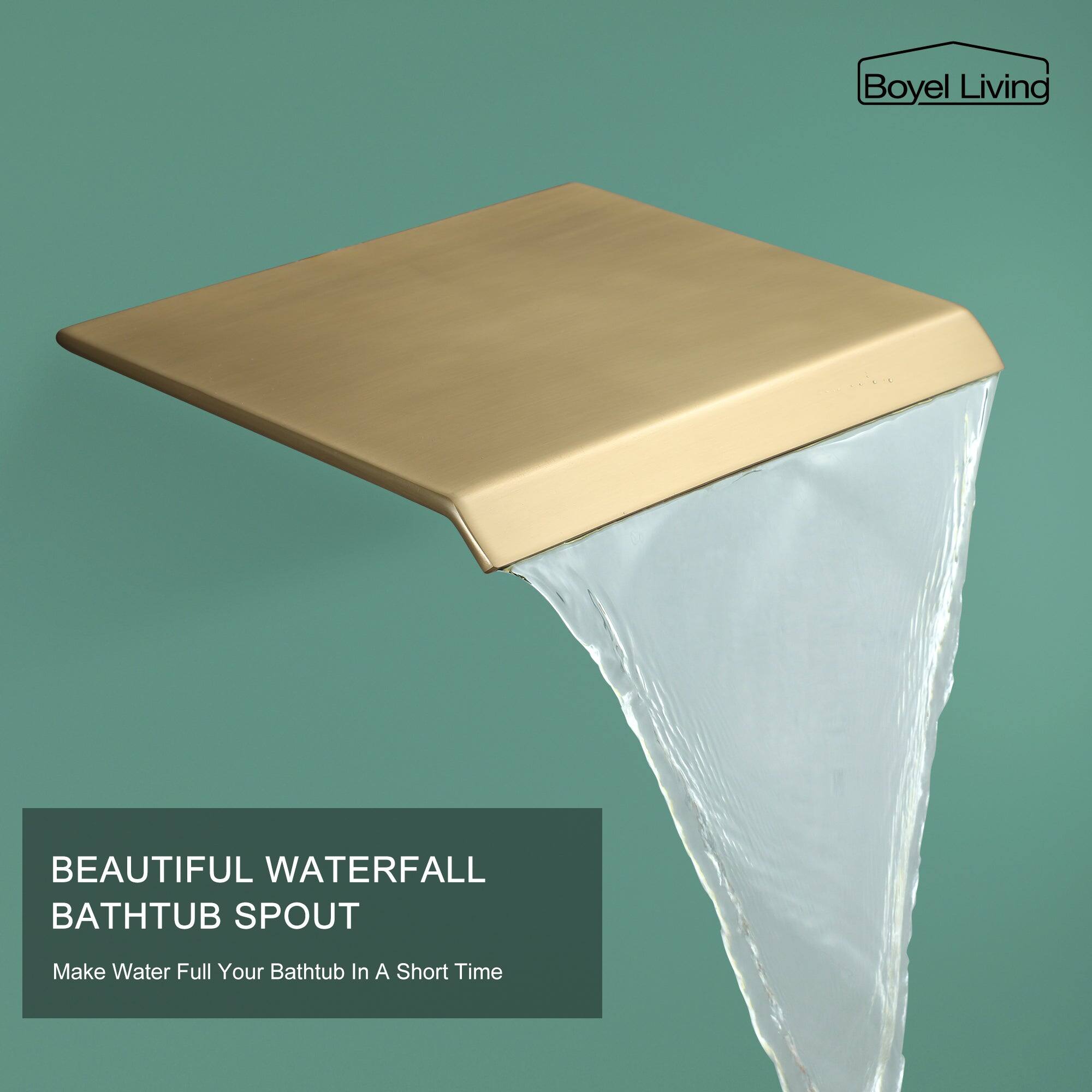 Boyel Living

BEAUTIFUL WATERFALL BATHTUB SPOUT

Make Water Full Your Bathtub In A Short Time
