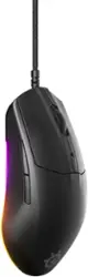 SteelSeries - Rival 3 Gen 2 Wired Optical Gaming Mouse with 3-Zone RGB - Wired - Black - Front_Zoom