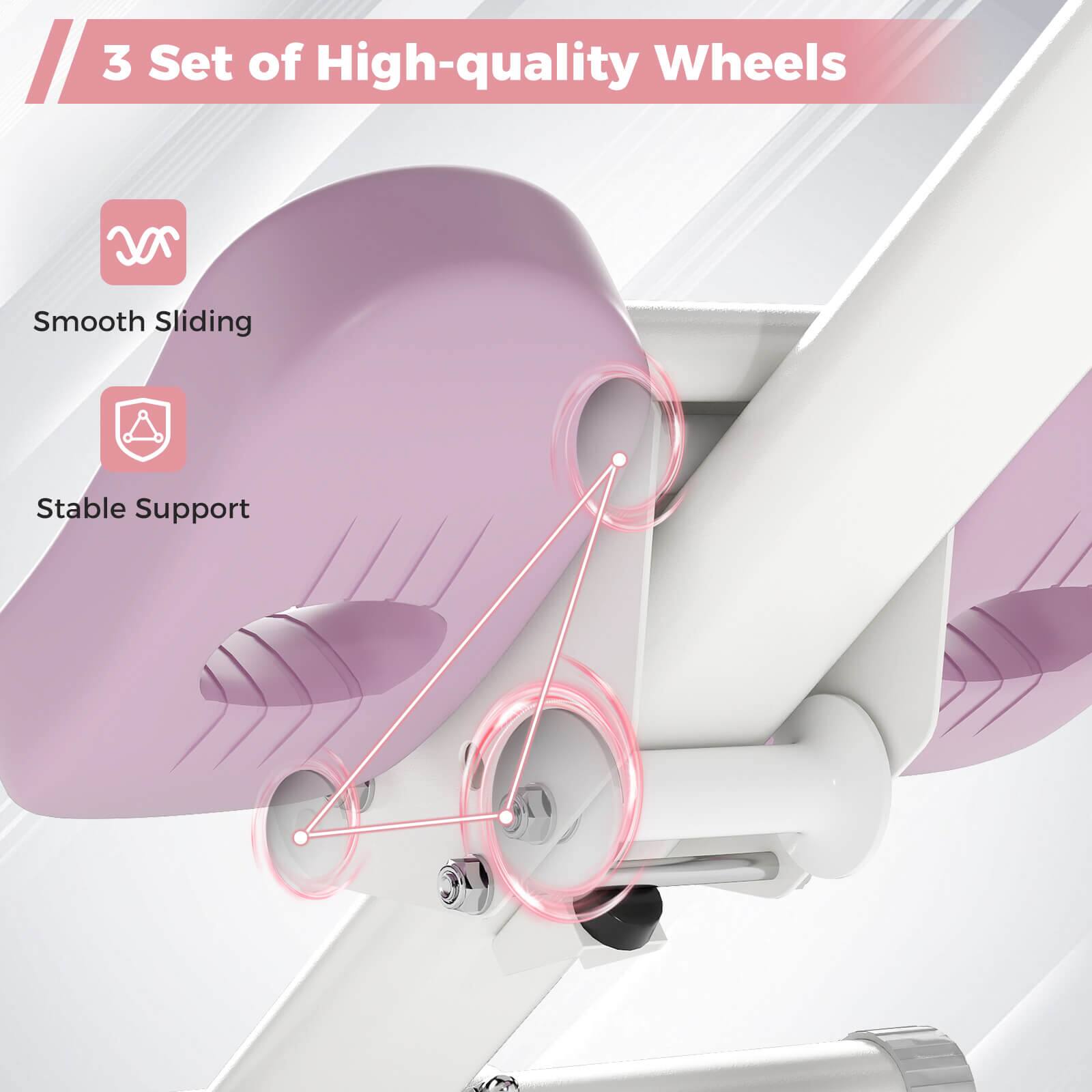 3 Set of High-quality Wheels

- Smooth Sliding
- Stable Support