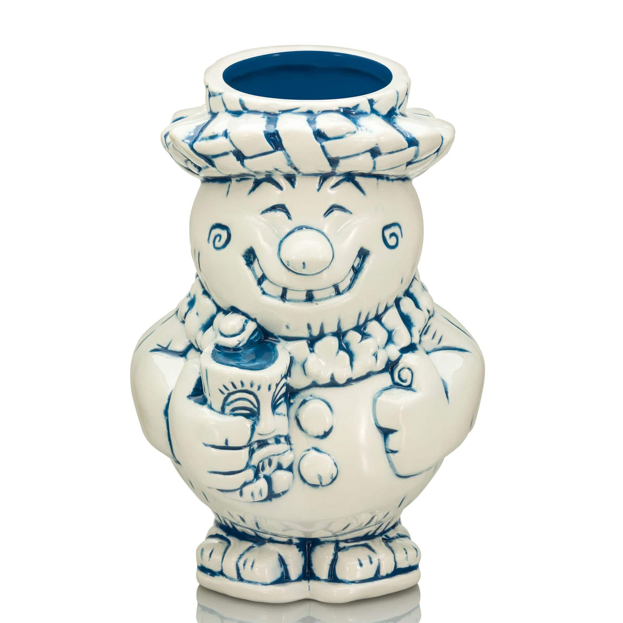 Beeline Creative - Geeki Tikis Sippin' Snowman 26 Ounce Ceramic Mug - Multi-Colored