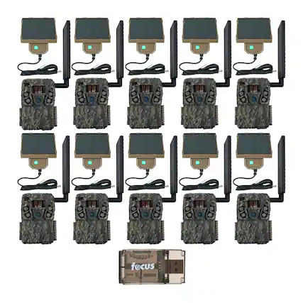 Front. Browning - Browning Trail Camera Defender Wireless Vision Pro HD AI Trail Camera (10-Pack).