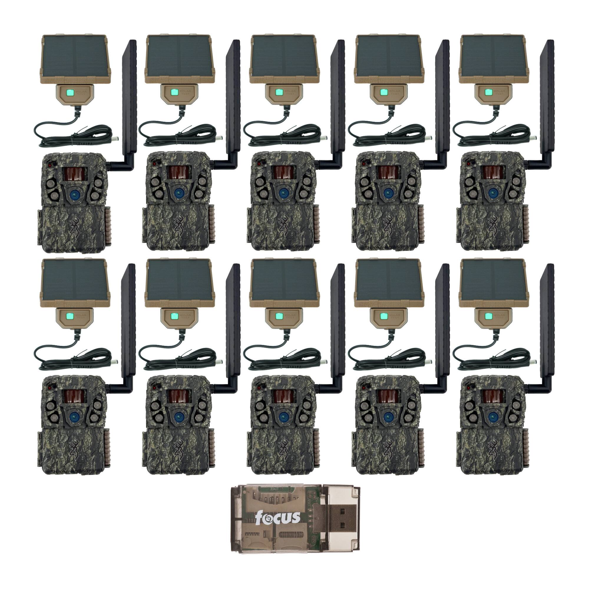 Front. Browning - Browning Trail Camera Defender Wireless Vision Pro HD AI Trail Camera (10-Pack).