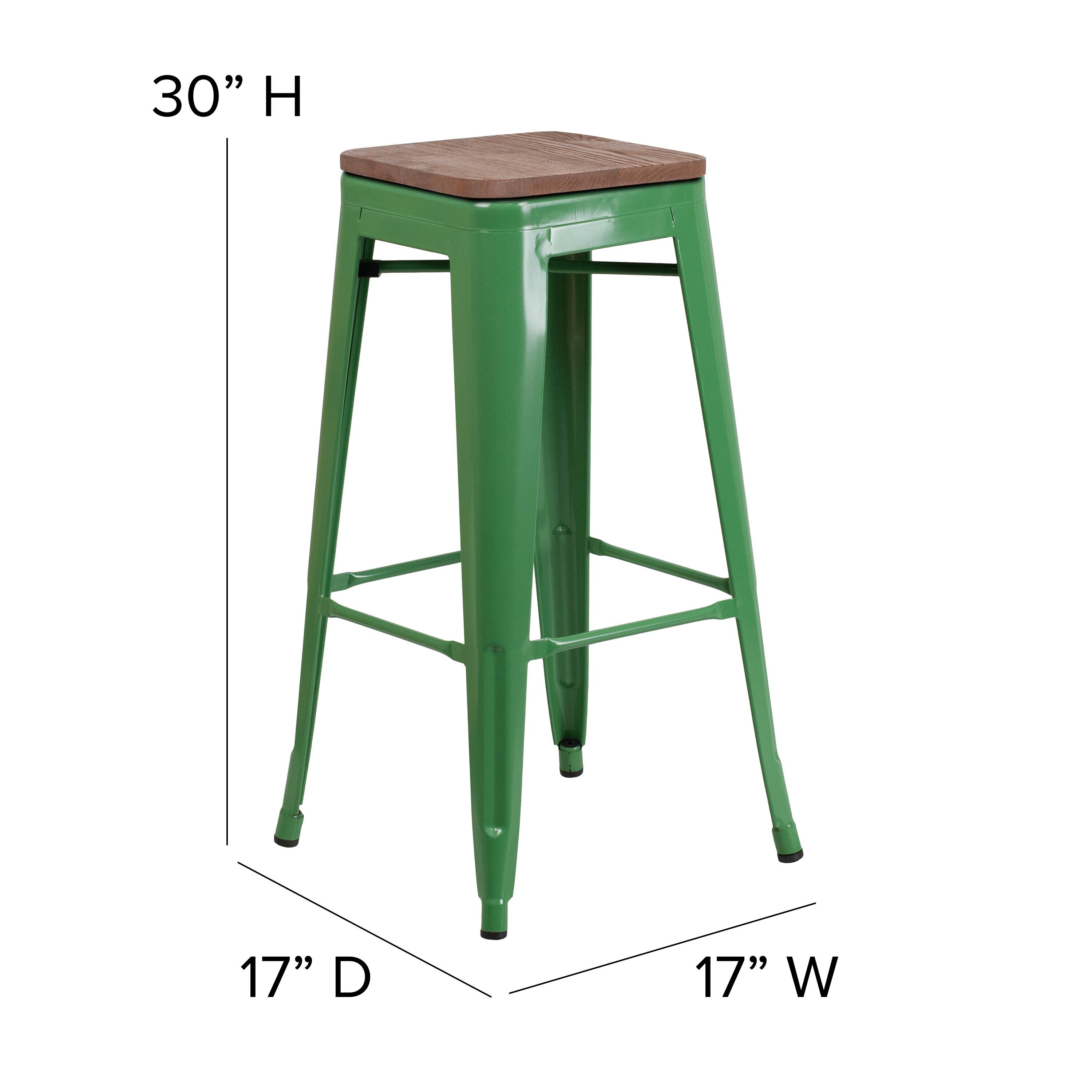 30" H 17" D 17" W