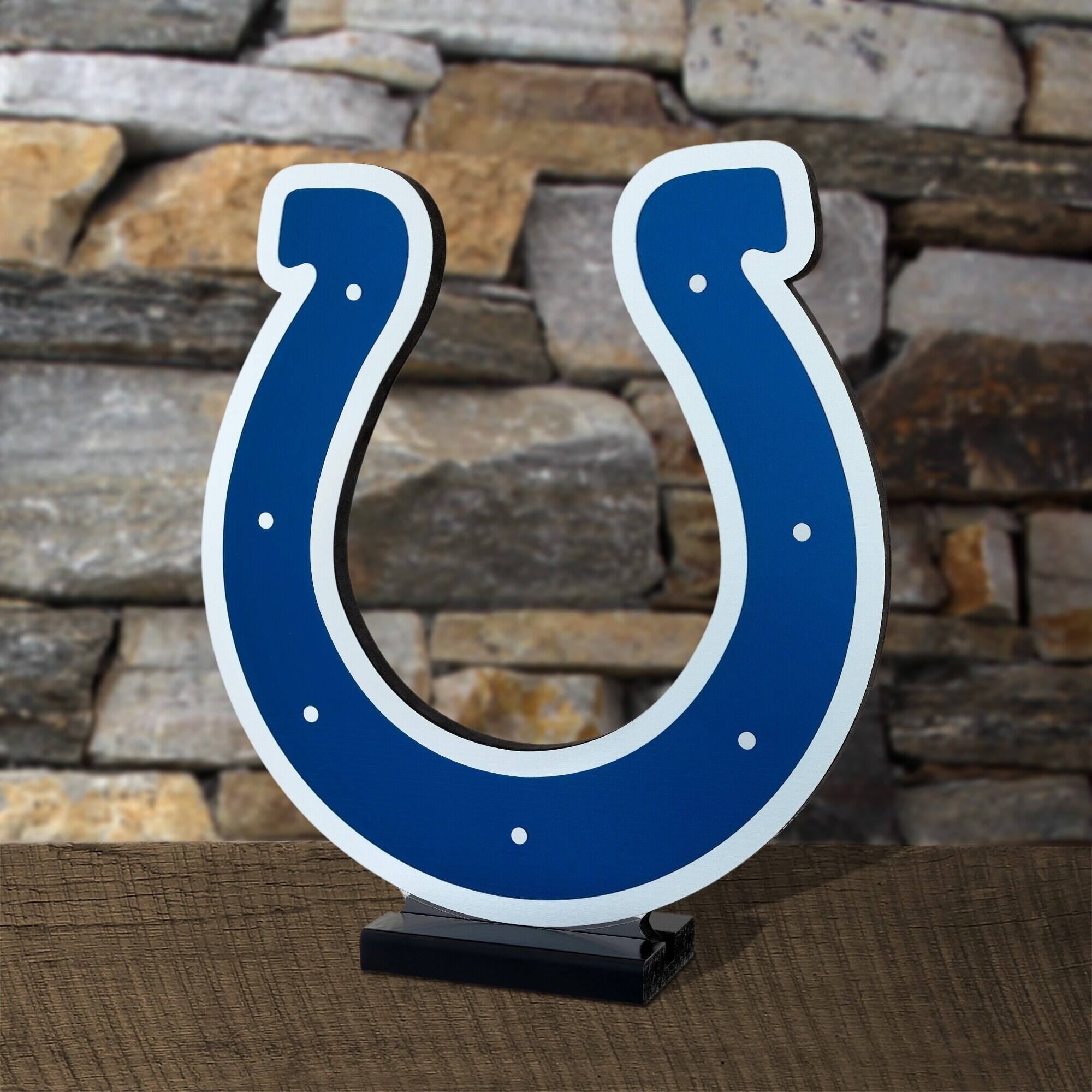 Alt View 3. Sporticulture - Indianapolis Colts LED Infinity Logo Light - Blue.
